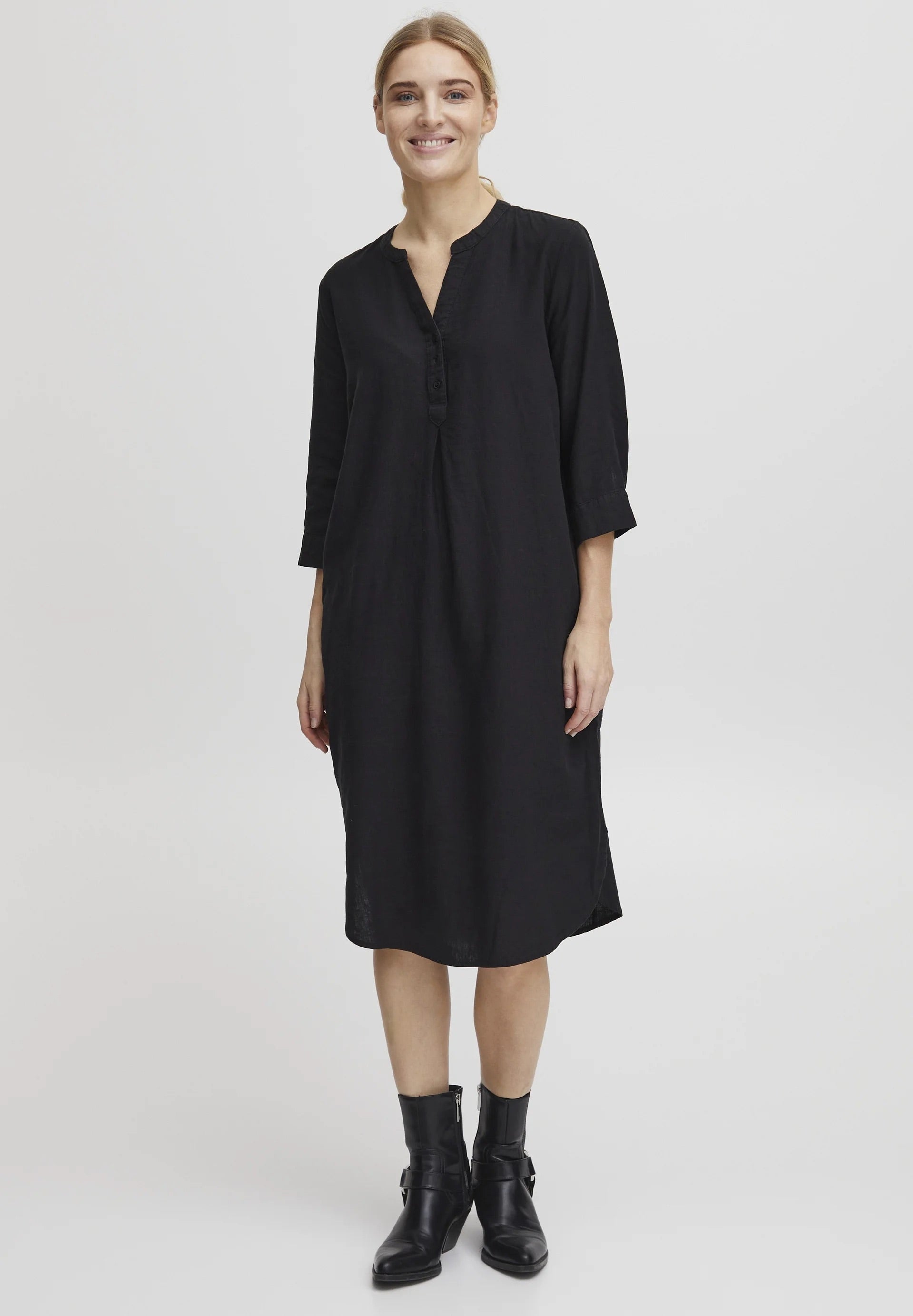 b.young BYFalakka - Shirt dress - black
