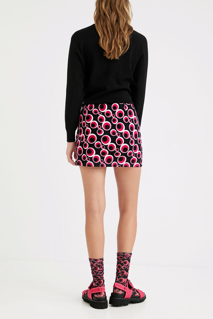 DESIGUAL ROXANA skirt with print