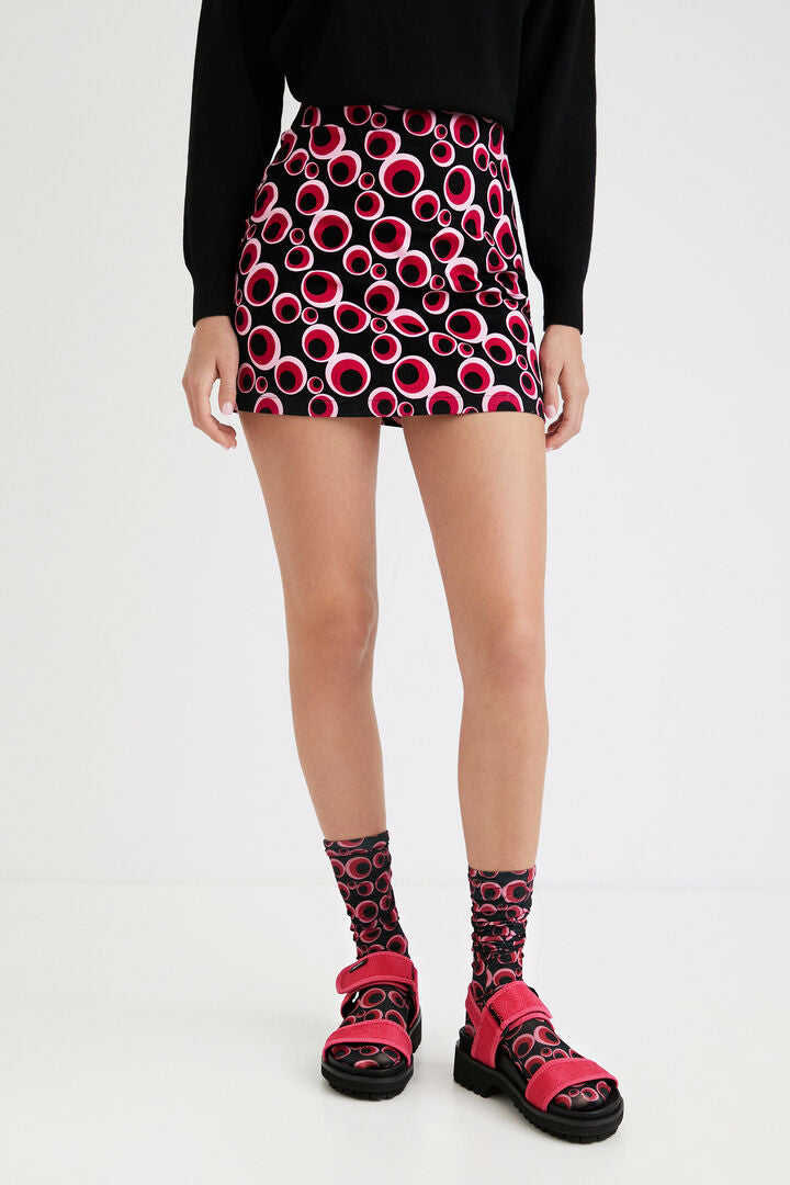 DESIGUAL ROXANA skirt with print