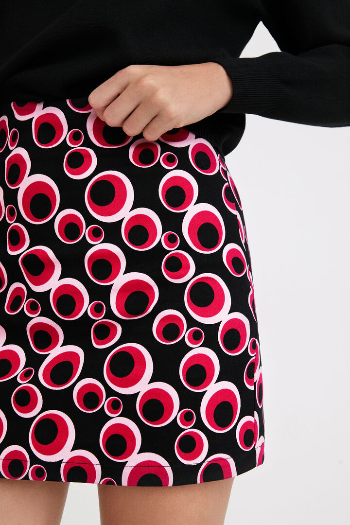 DESIGUAL ROXANA skirt with print