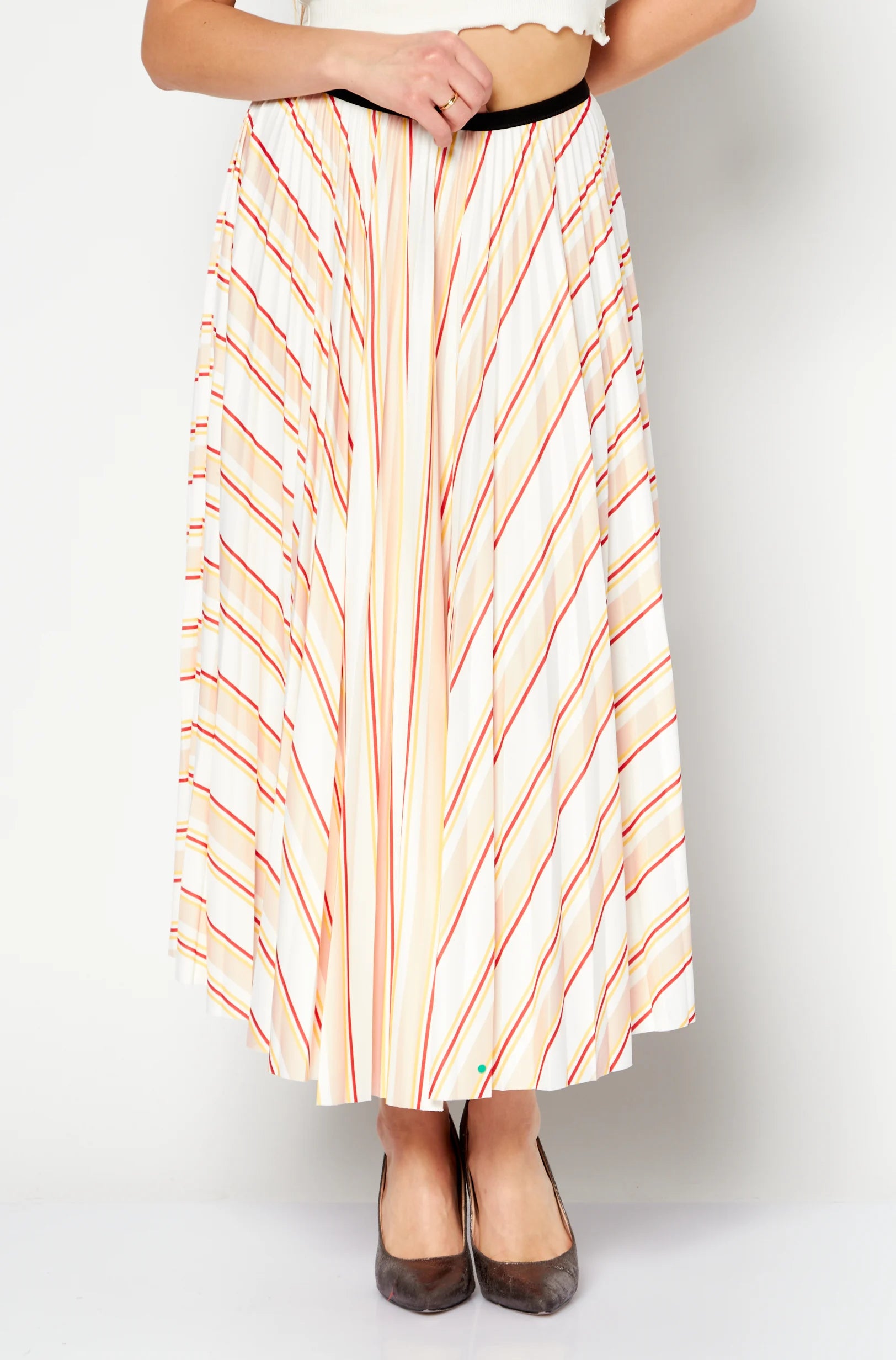 Lacoste Női plisszírozott maxi szoknya