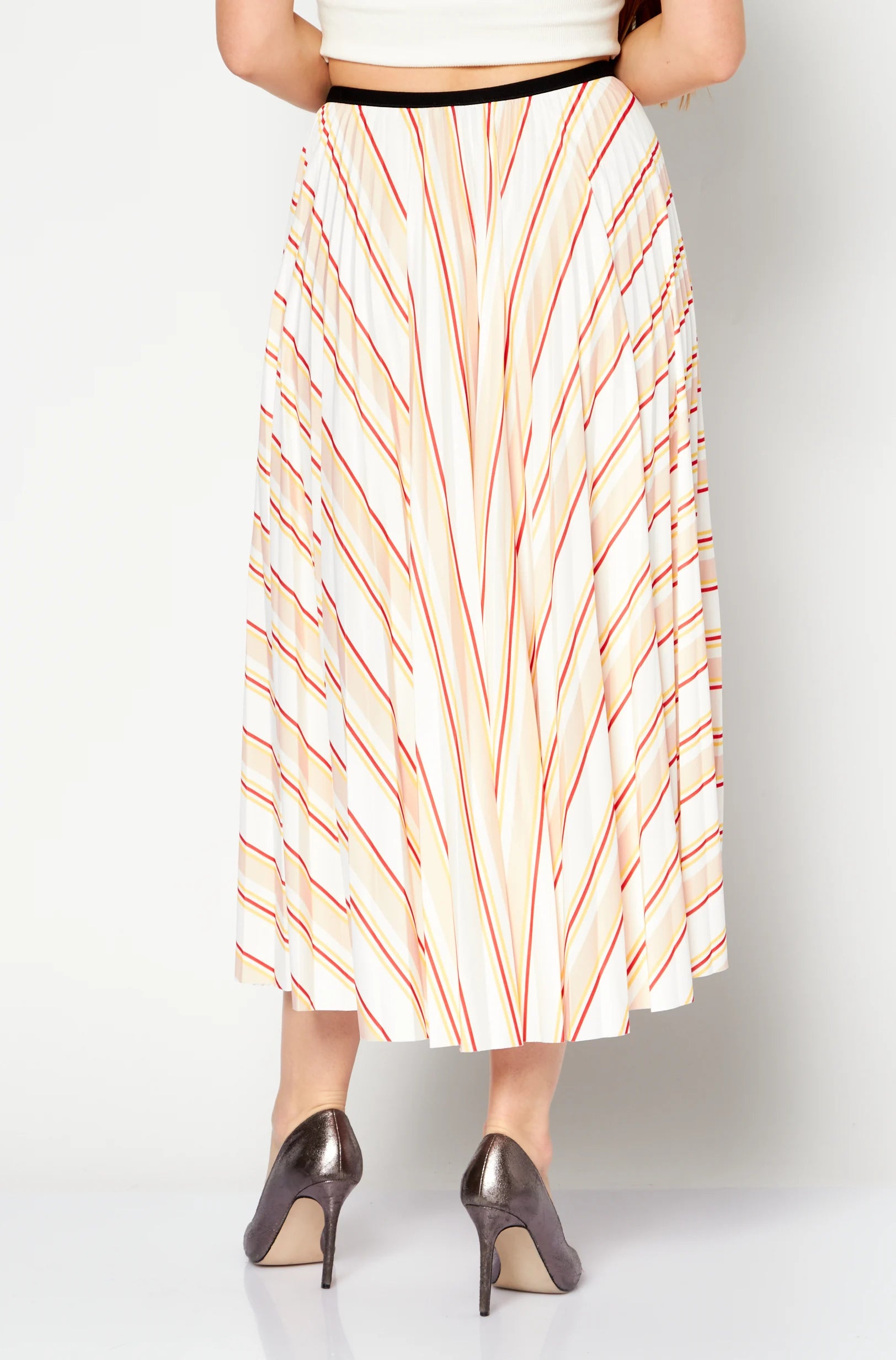 Lacoste Női plisszírozott maxi szoknya