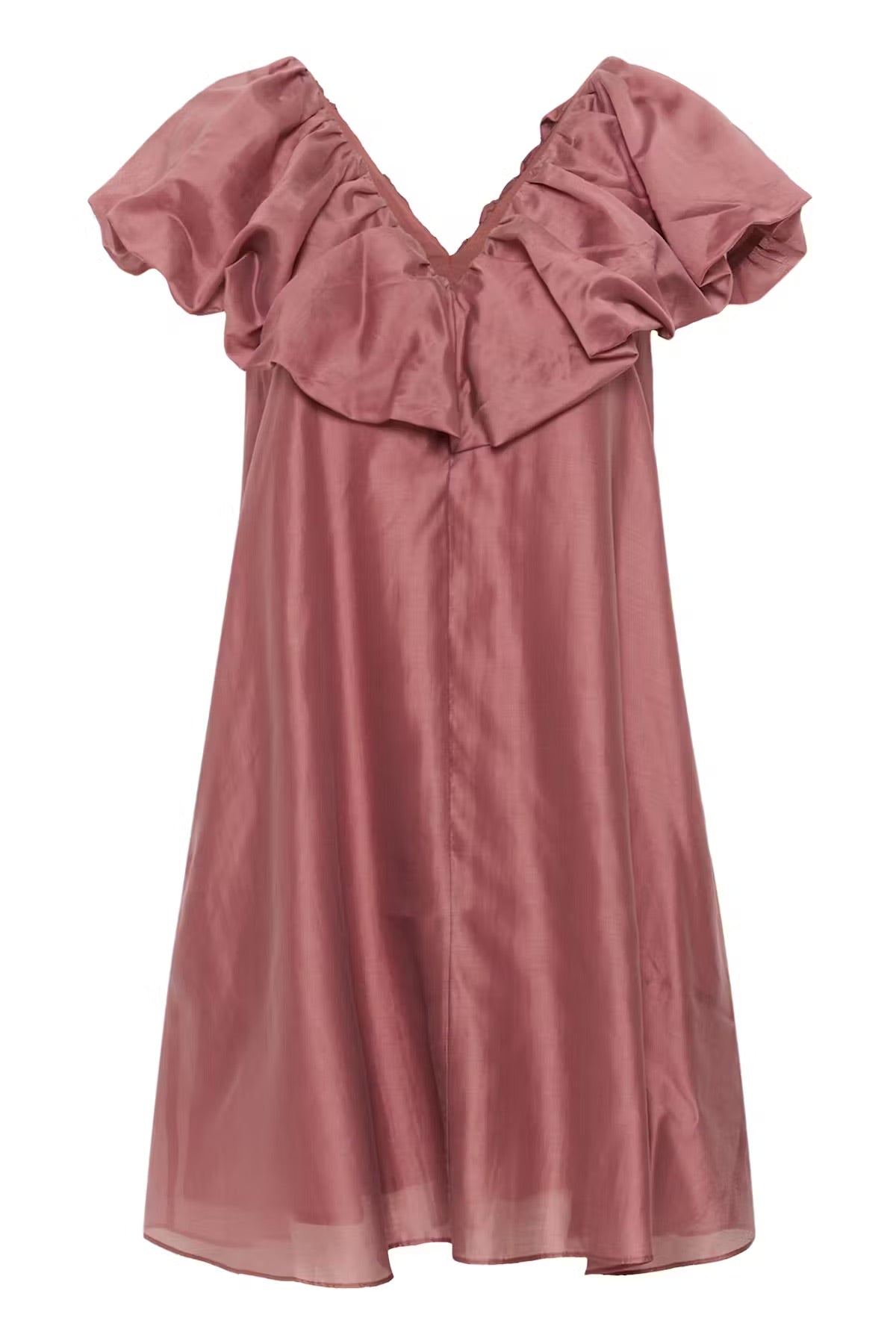 InWear AmeliaIW Dress - Dusty Rose Ruffle Dress