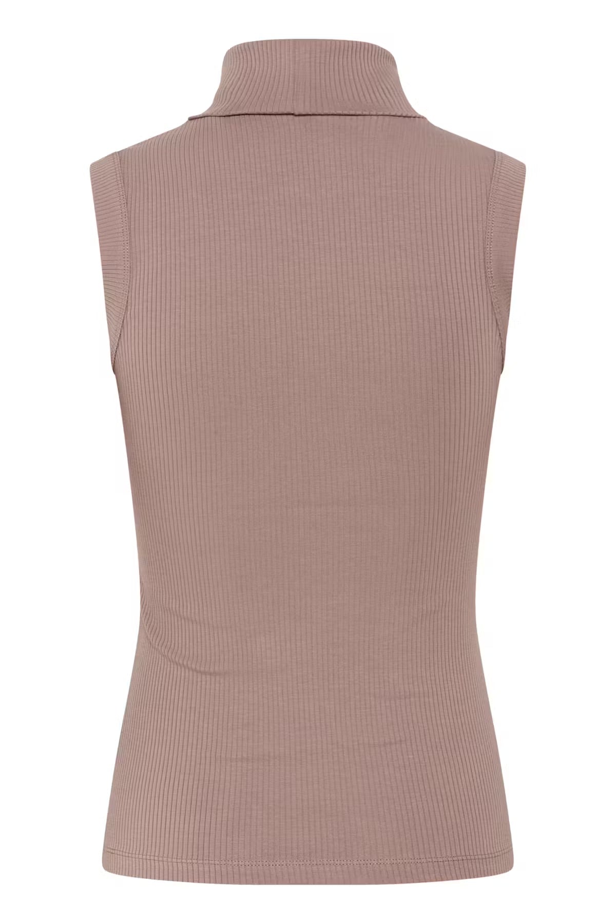 InWear DagnaIW Ribbed Turtleneck Top - Sleeveless Knit Tank