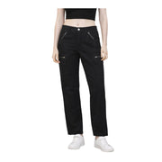 PULZ Jeans Rosita Pocket nadrág – fekete