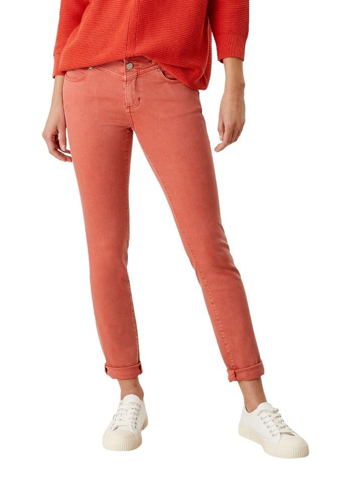 s.Oliver Jeans Betsy Slim Fit narancssárga
