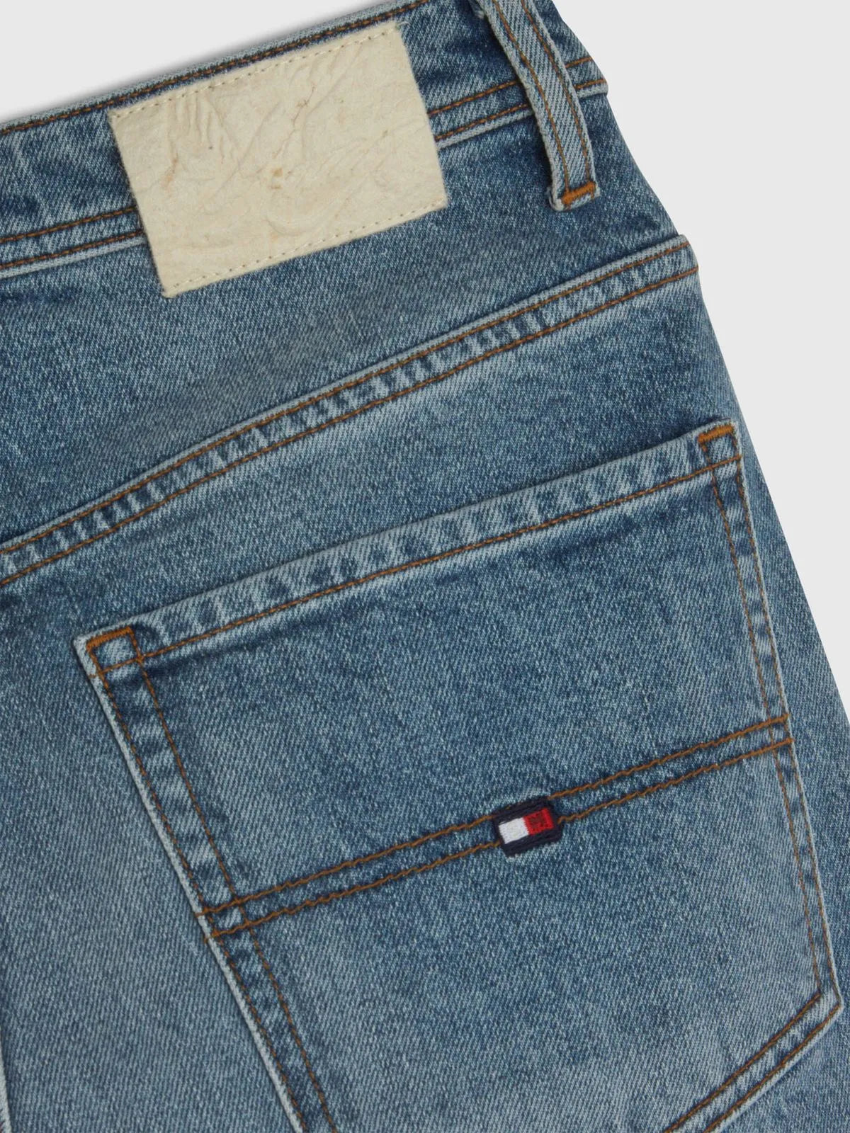 TOMMY HILFIGER X SHAWN MENDES HIGH RISE STRAIGHT ANKLE JEANS