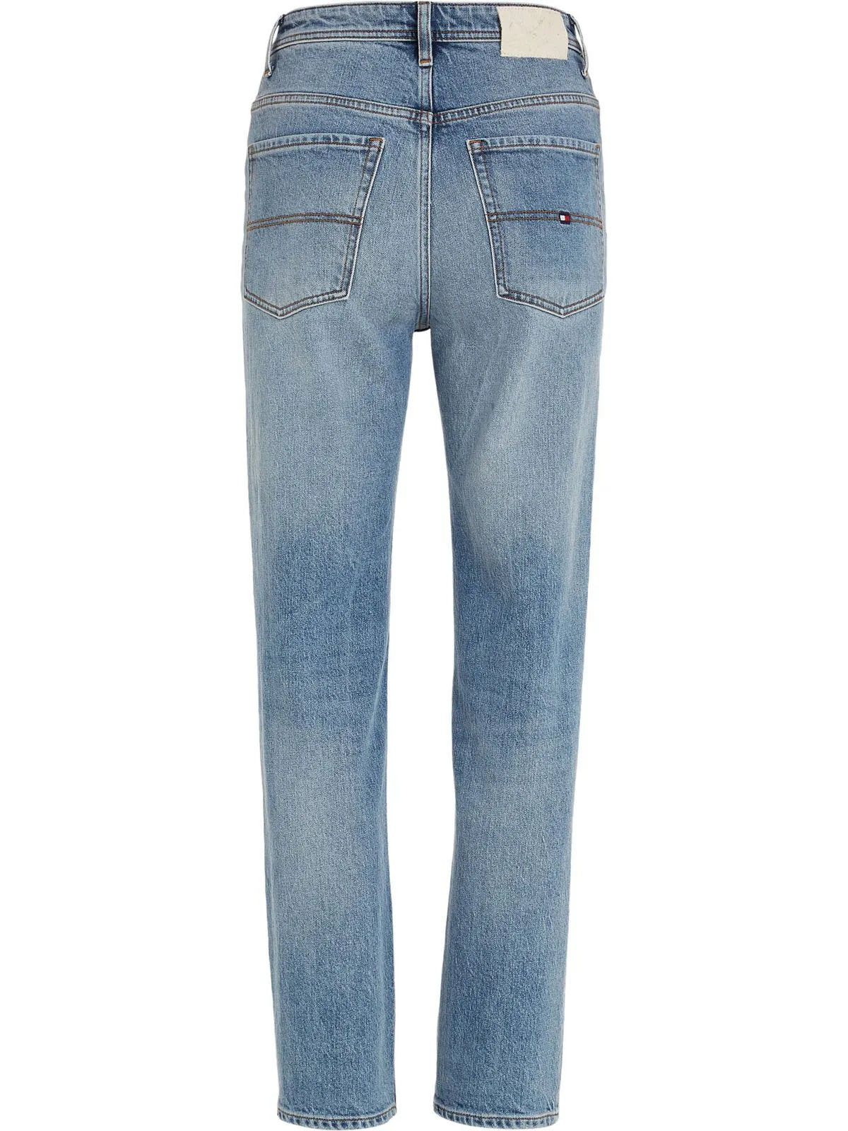 TOMMY HILFIGER X SHAWN MENDES HIGH RISE STRAIGHT ANKLE JEANS