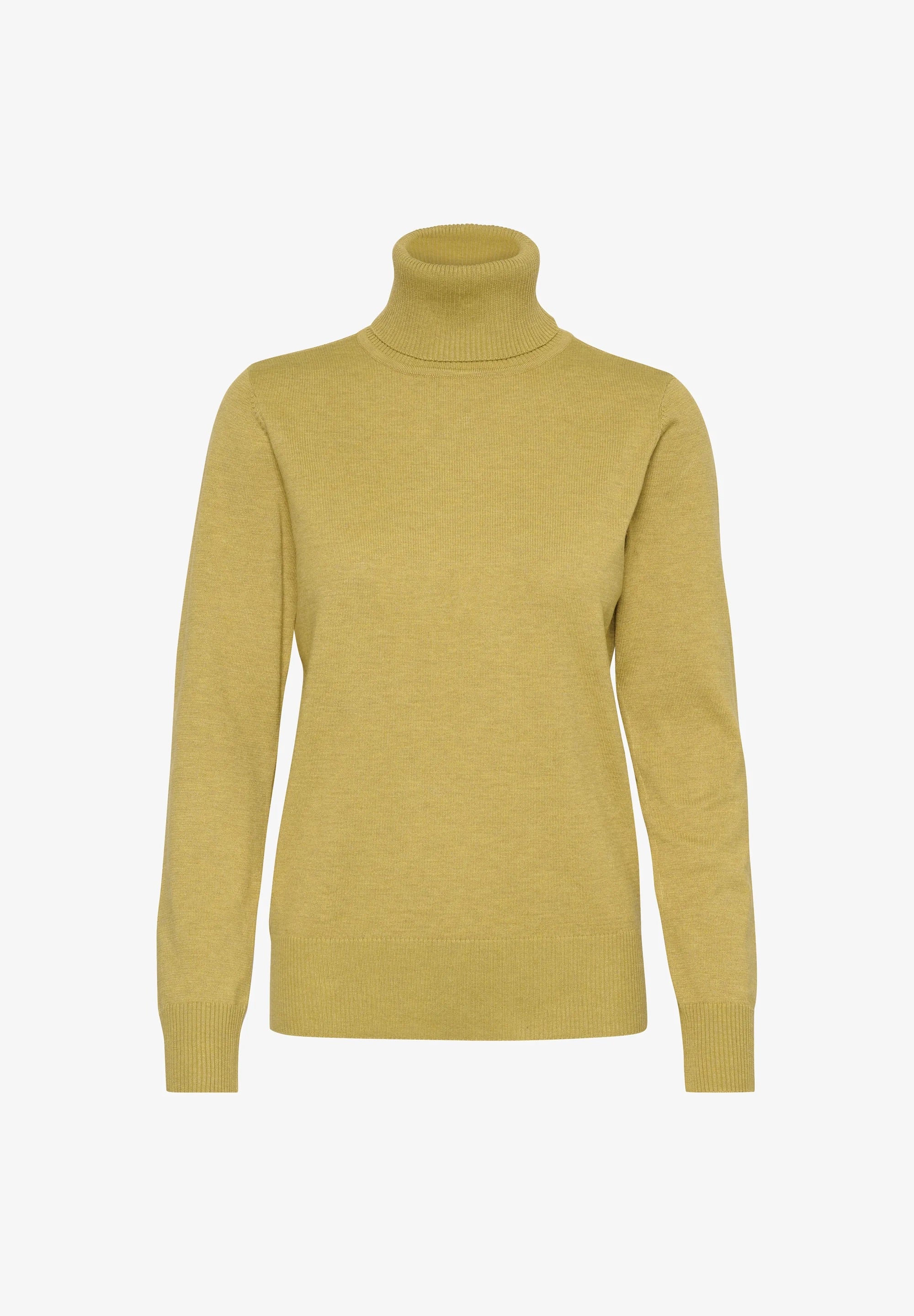 Saint Tropez MILASZ Rollerneck Pulóver - Lime Sárga