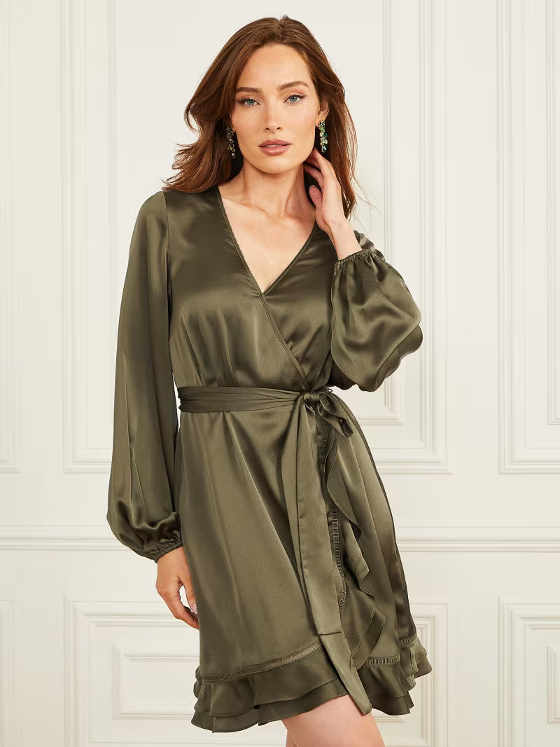 Marciano by Guess Betty Blue Wrap Dress