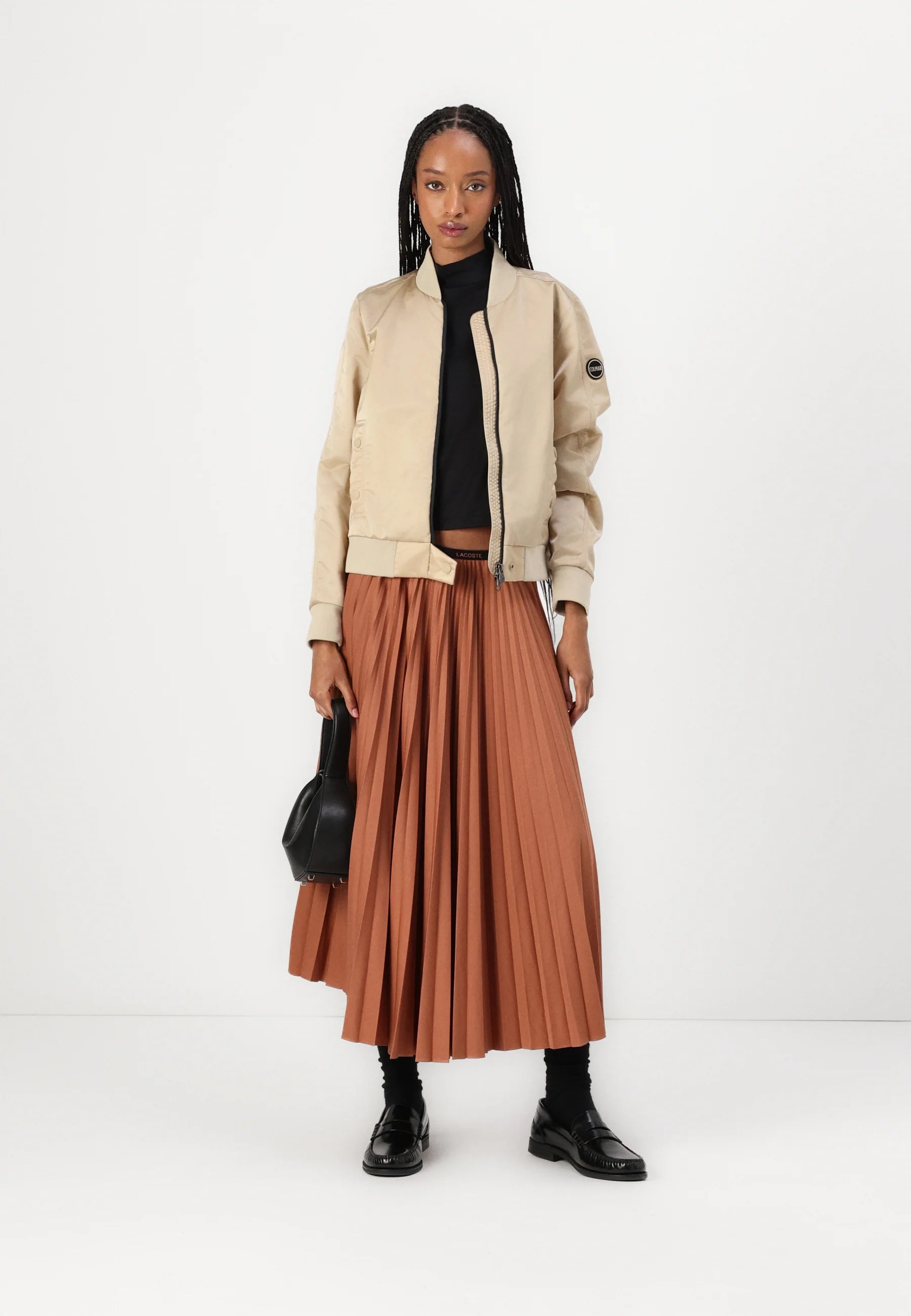 Lacoste Női rugalmas derekú, lenge rakott szoknya