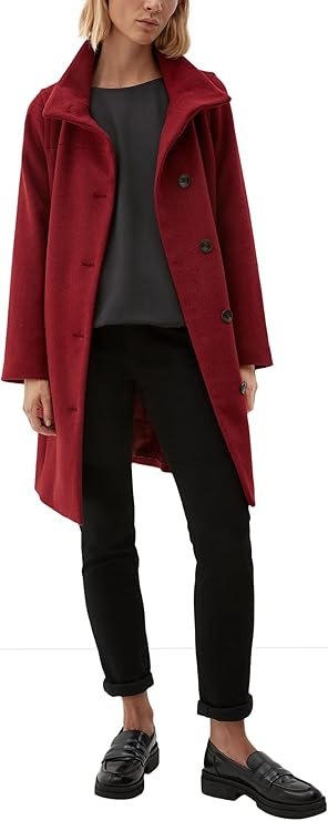 s.Oliver Long Sleeve Blouse with Keyhole Detail