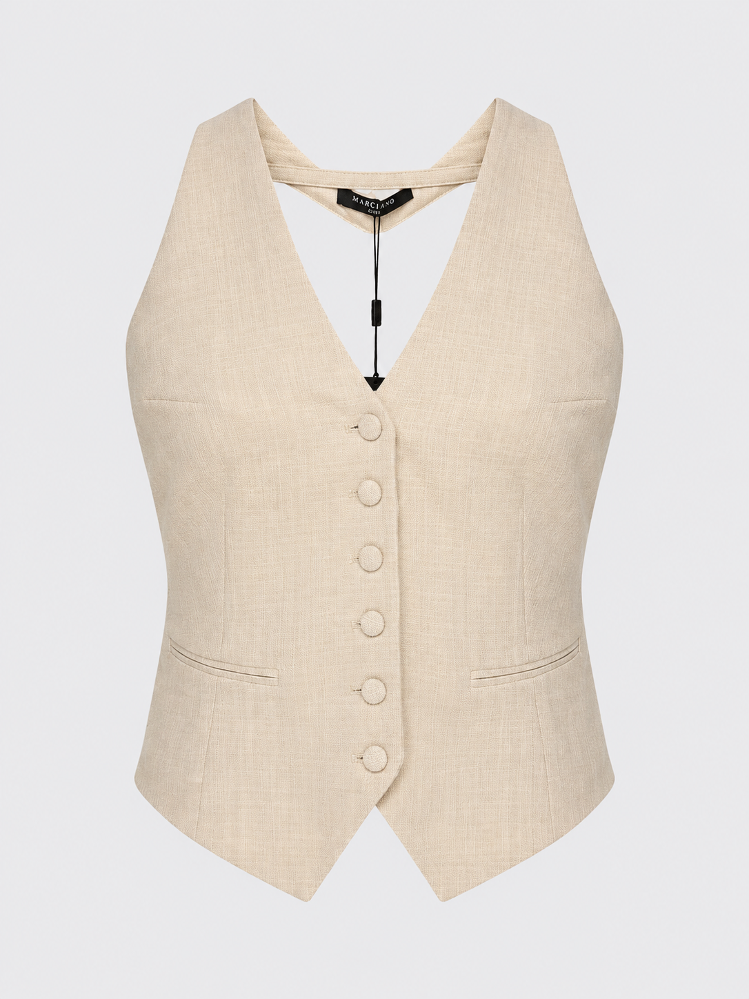 Marciano by Guess gyapjúkeverék nyakpántos mellény