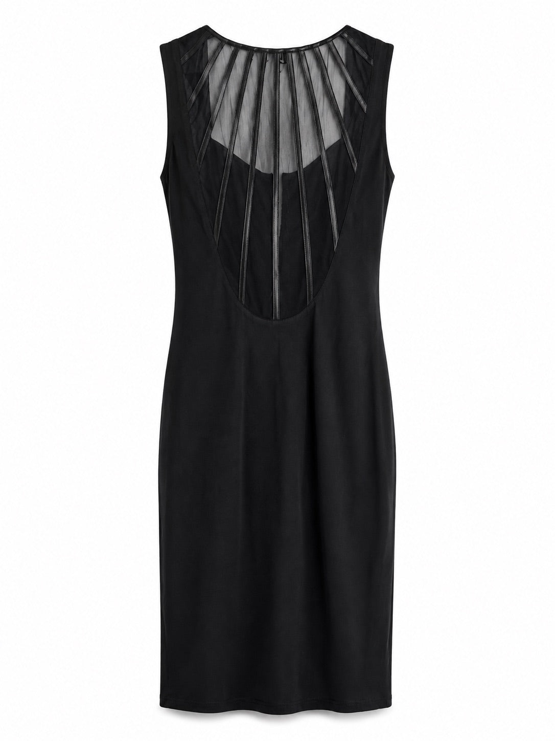 Marciano by Guess testhezálló ruha hálós betéttel – fekete