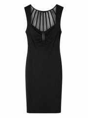 Marciano by Guess testhezálló ruha hálós betéttel – fekete