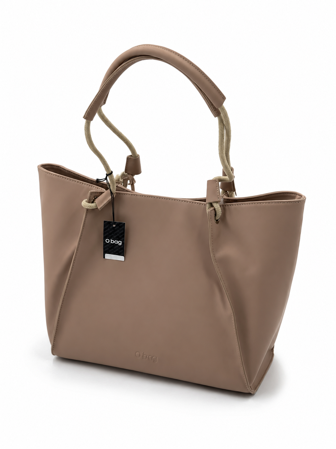 O Bag Unica taupe műbőr táska – kötélfogantyúval | Női