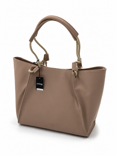 O Bag Unica taupe műbőr táska – kötélfogantyúval | Női