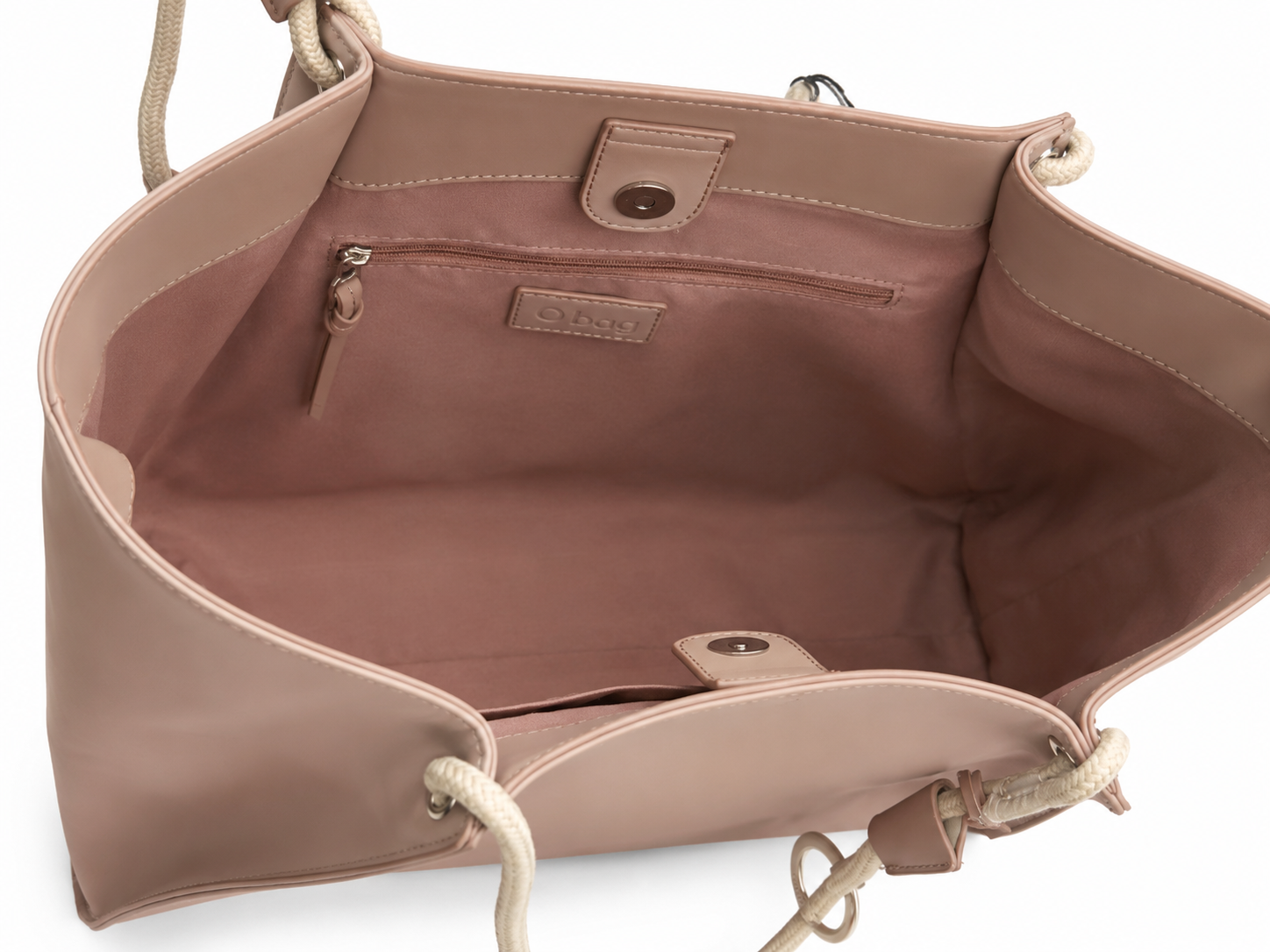 O Bag Unica taupe műbőr táska – kötélfogantyúval | Női