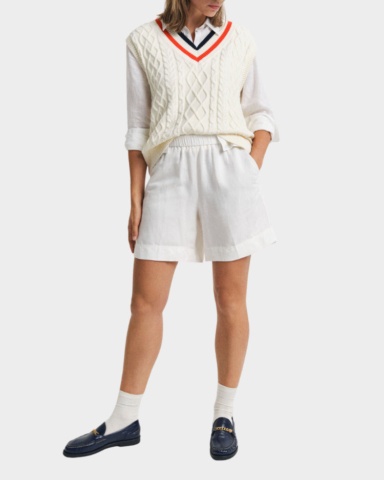 GANT Linen Blend Pull-On Shorts