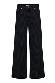 Co'couture Pincc bő szárú farmernadrág – fekete