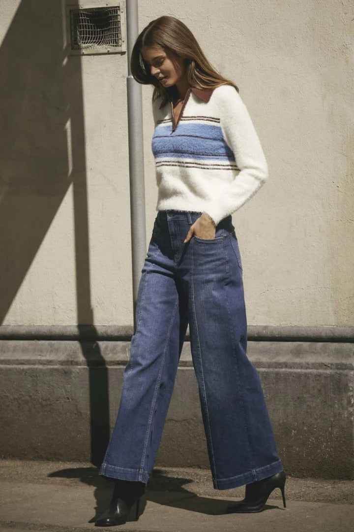 Co'couture Tyler CC bő szárú farmernadrág – farmerkék
