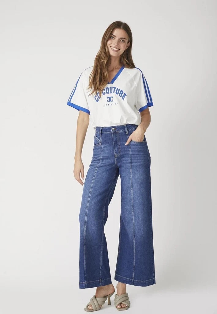 Co'couture Tyler CC bő szárú farmernadrág – farmerkék