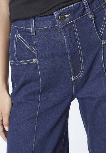 Co'couture Theo CC bő szárú farmernadrág – sötét farmerszín