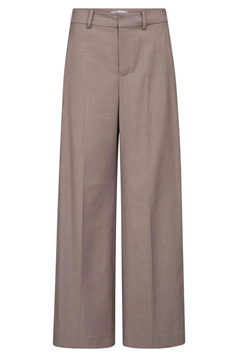 Co'couture Matty Wave Seam bő szárú nadrág – Mink