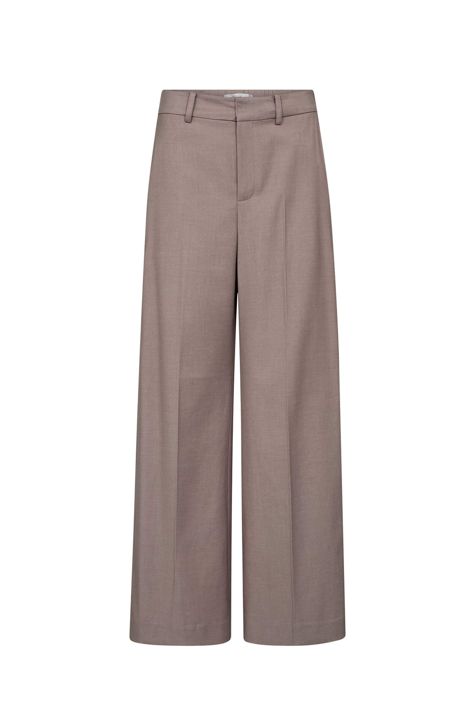 Co'couture Matty Wave Seam bő szárú nadrág – mályva