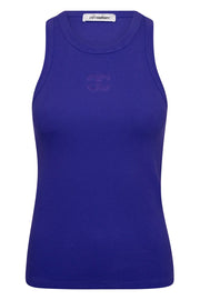 Co'couture Sahara CC hímzett, ujjatlan felső – New Blue