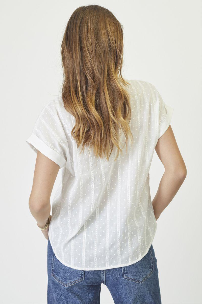 Co'couture Maddie CC rövid ujjú felső – fehér