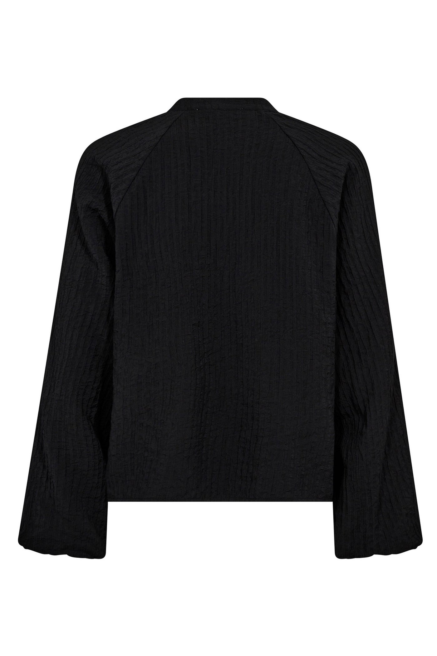 Co'couture Shina CC csipkés, V-nyakú ing – fekete
