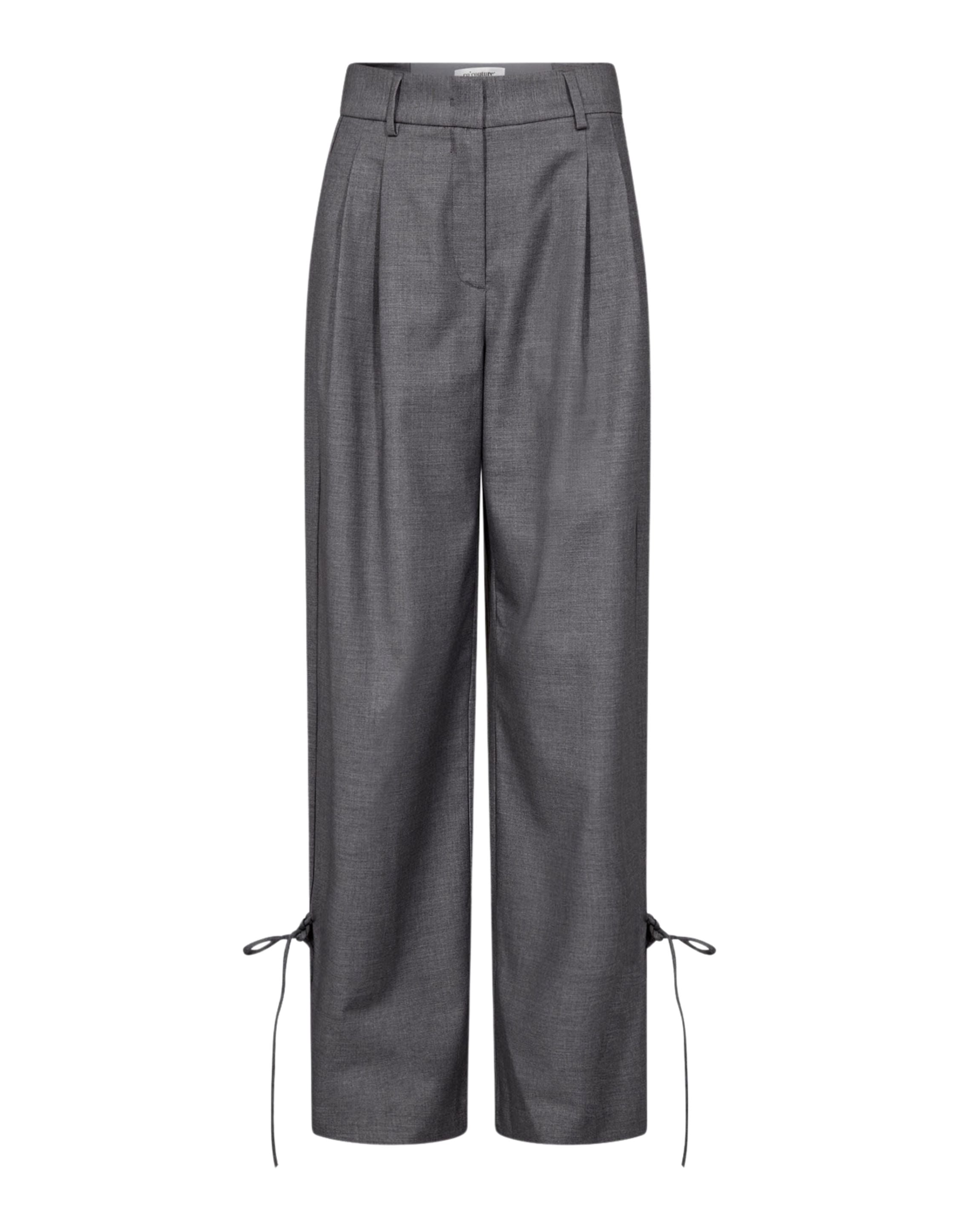 Co'couture bő szárú szövetnadrág – szürke