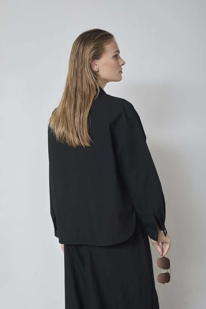 Co'couture Acasia CC hosszú ujjú ing – fekete