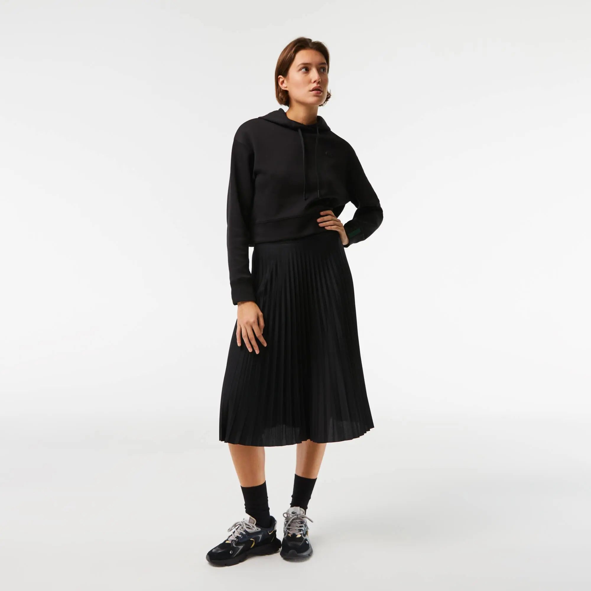 Lacoste Női rugalmas derekú, lenge rakott szoknya