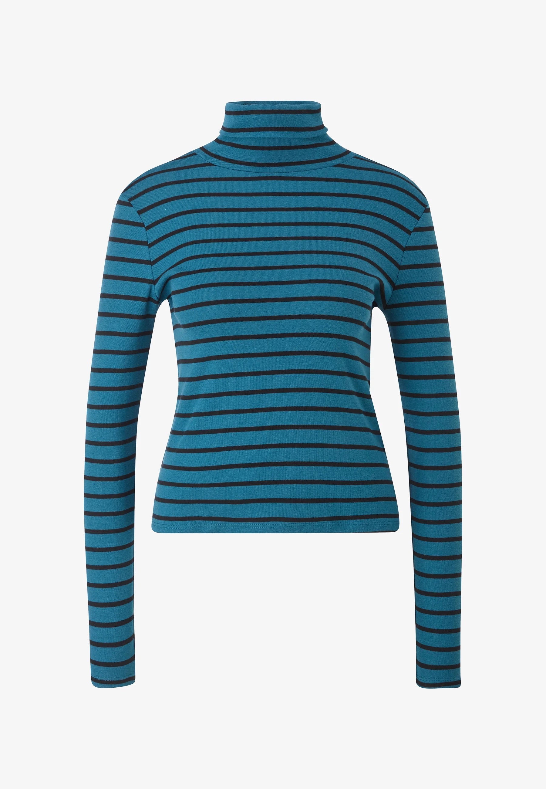 s.Oliver Striped Turtleneck Long-Sleeve Top
