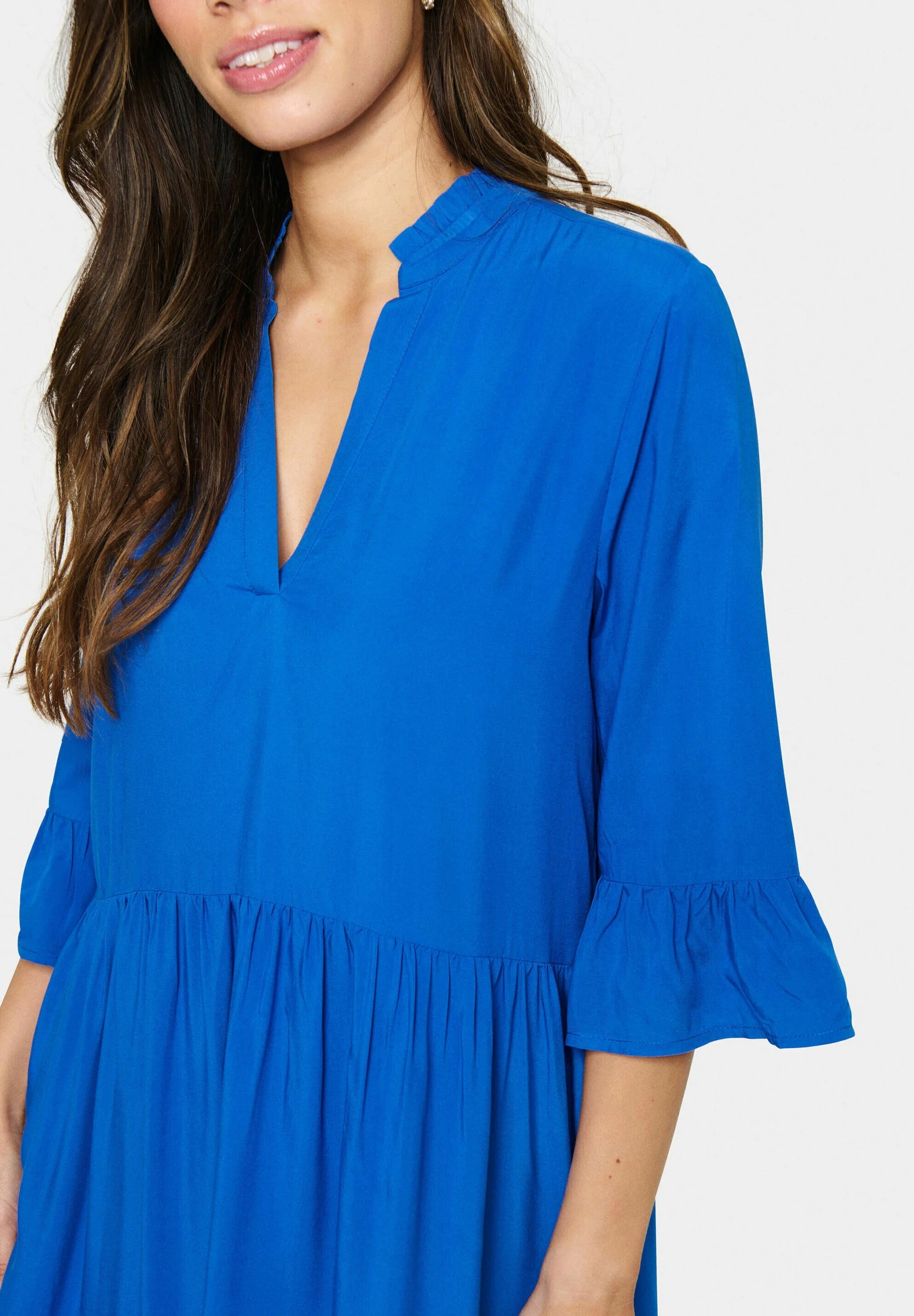 Saint Tropez Többsoros Nappali Ruha - Kék