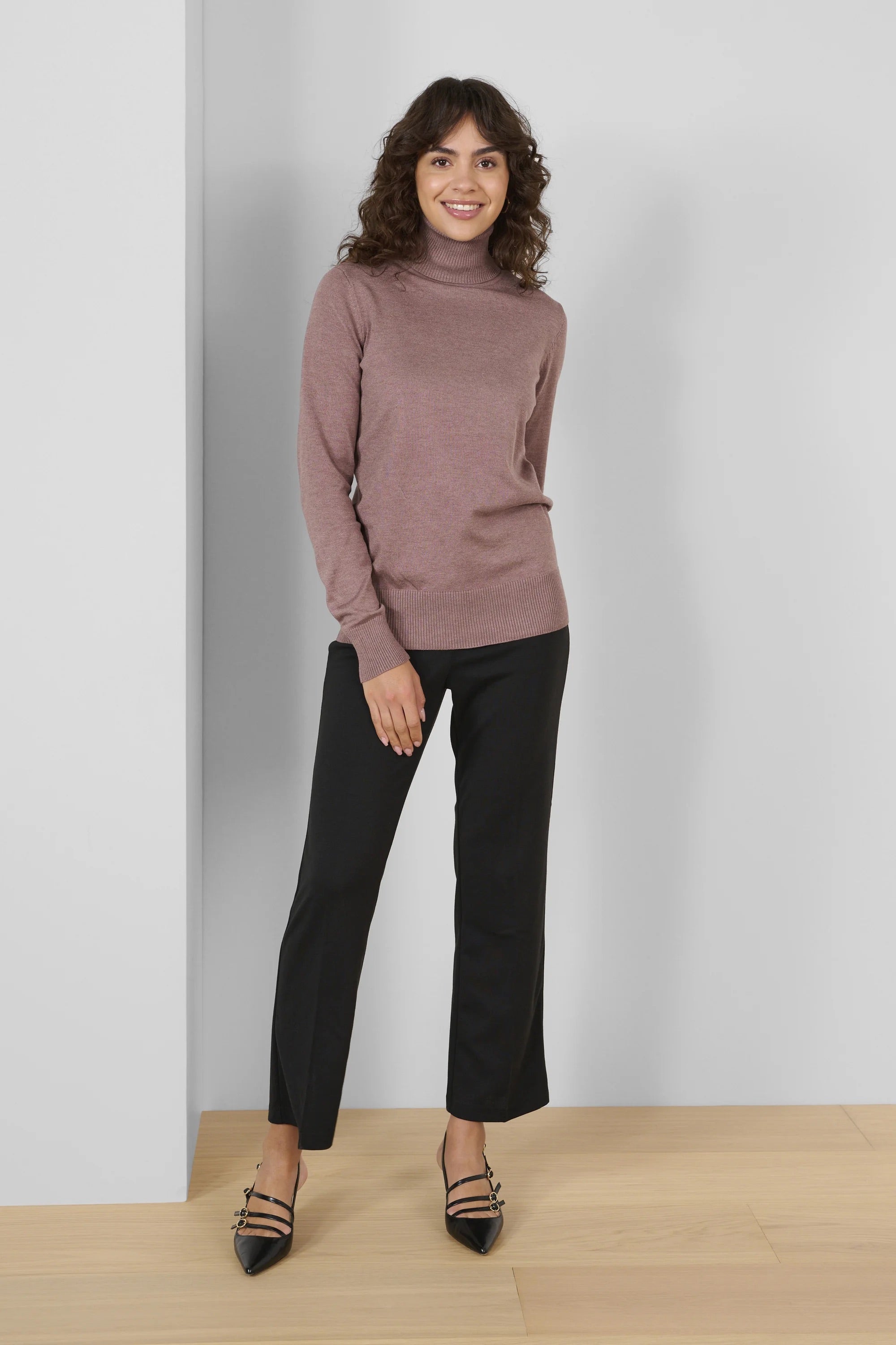 Saint Tropez MILASZ Rollerneck Pulóver - Antler Melange J2046