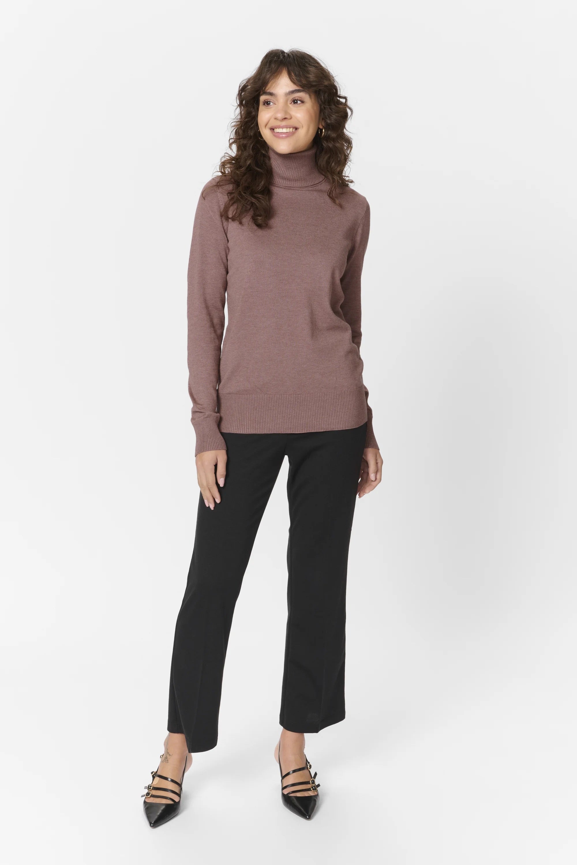 Saint Tropez MILASZ Rollerneck Pulóver - Antler Melange J2046