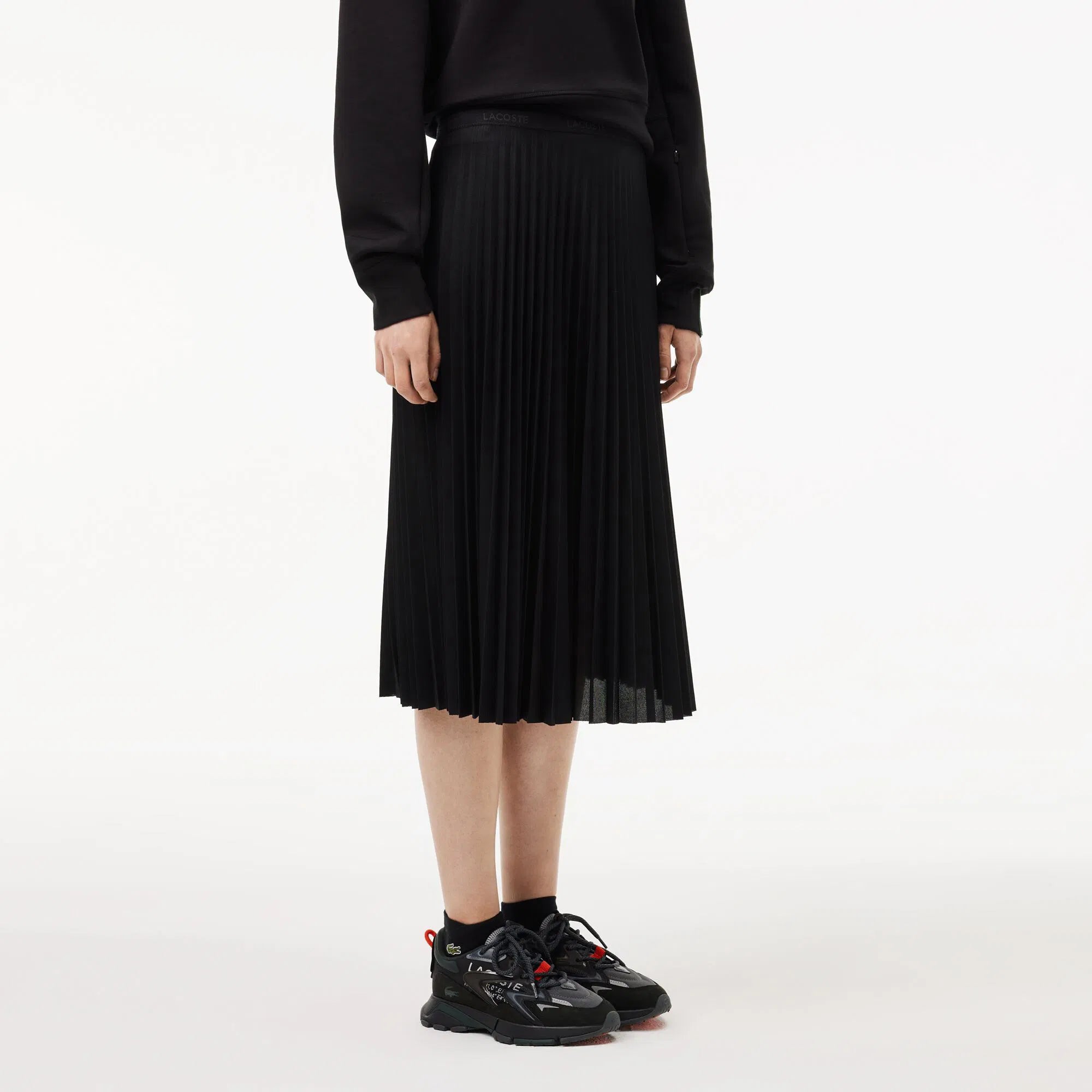 Lacoste Női rugalmas derekú, lenge rakott szoknya