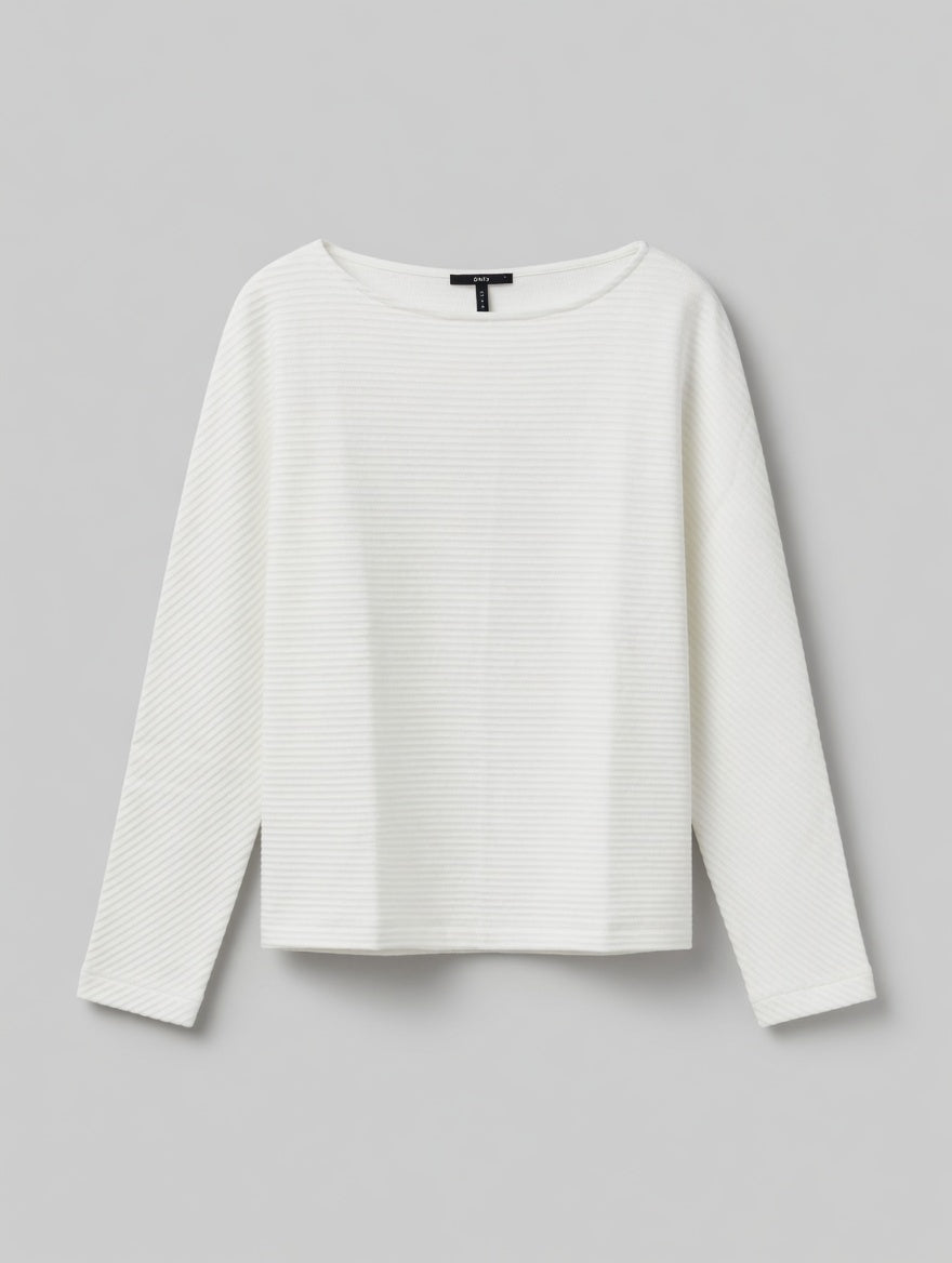 Zero Jersey Pulóver – Krémszínű