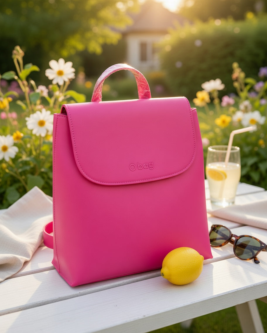 O bag Hátitáska – Fuchsia Pink Backpack