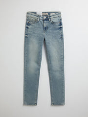 Guess 1981 magas derekú, szűk szárú farmernadrág – Carrie Light Wash