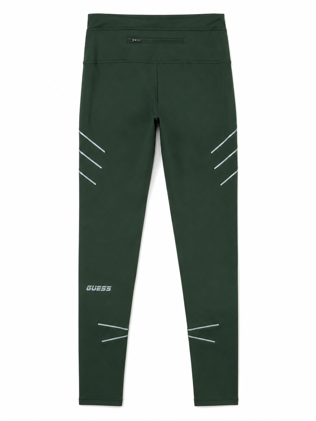 Guess Sötétzöld Magas Derekú Sport Leggings – Fényvisszaverő Részlettel | Női