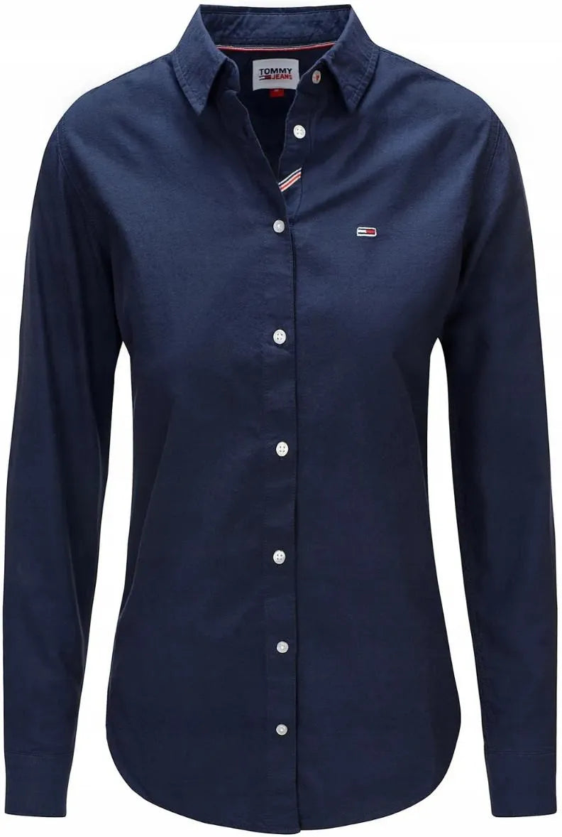 Tommy Jeans Ladies Oxford Shirt (DW0DW13152 424, Navy)