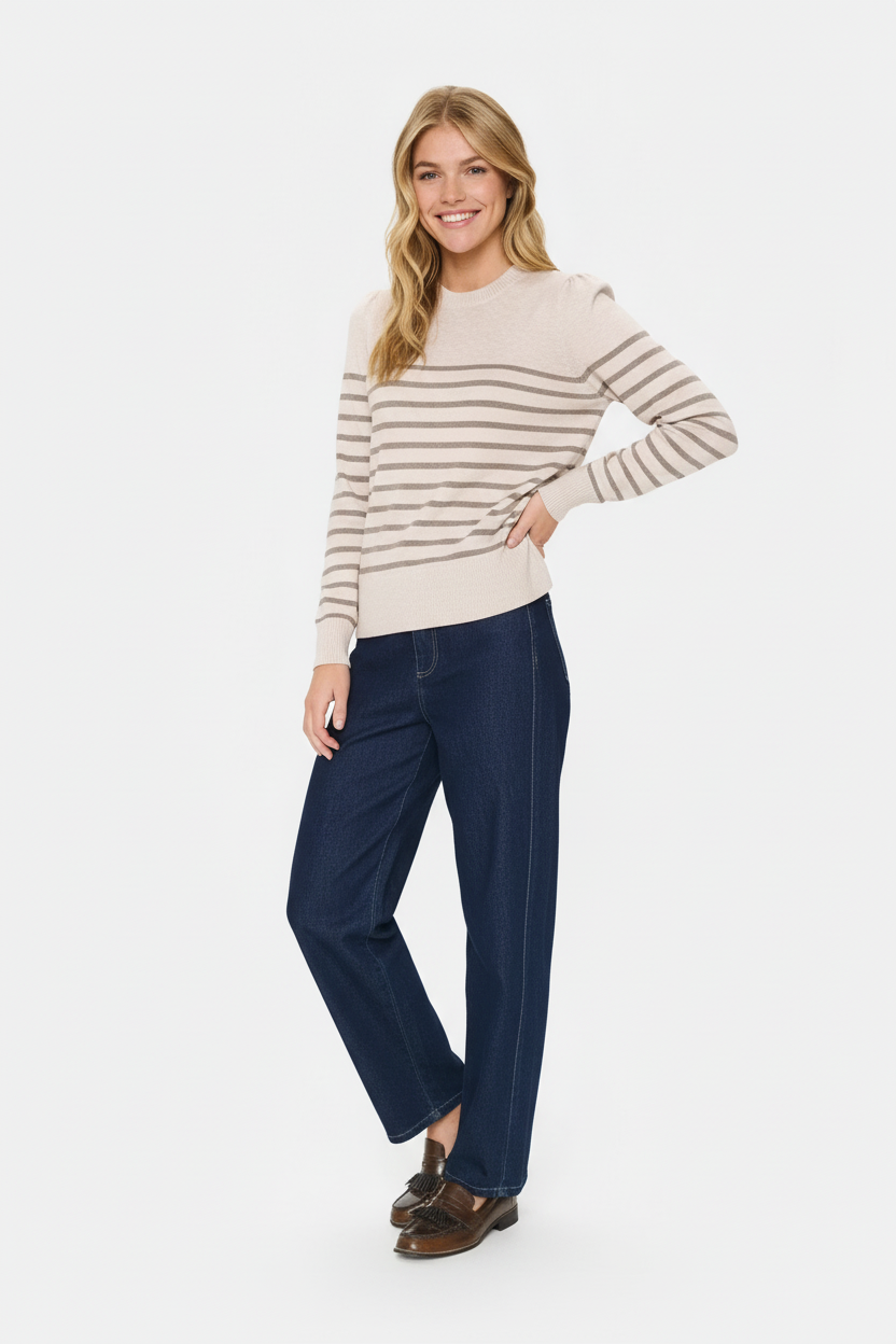 MilaSZ Striped Pullover - Lifestyle Styled