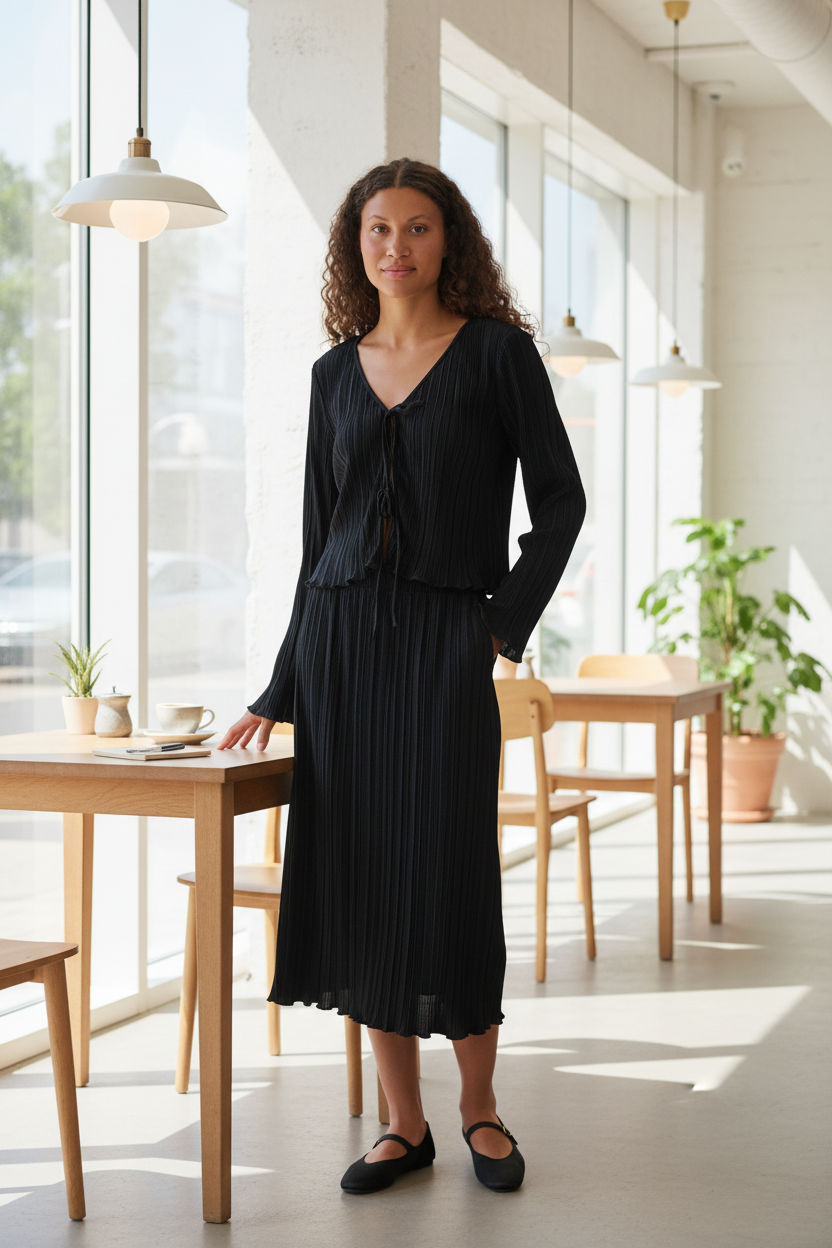 Saint Tropez ZuniSZ Skirt - lifestyle photo indoor setting