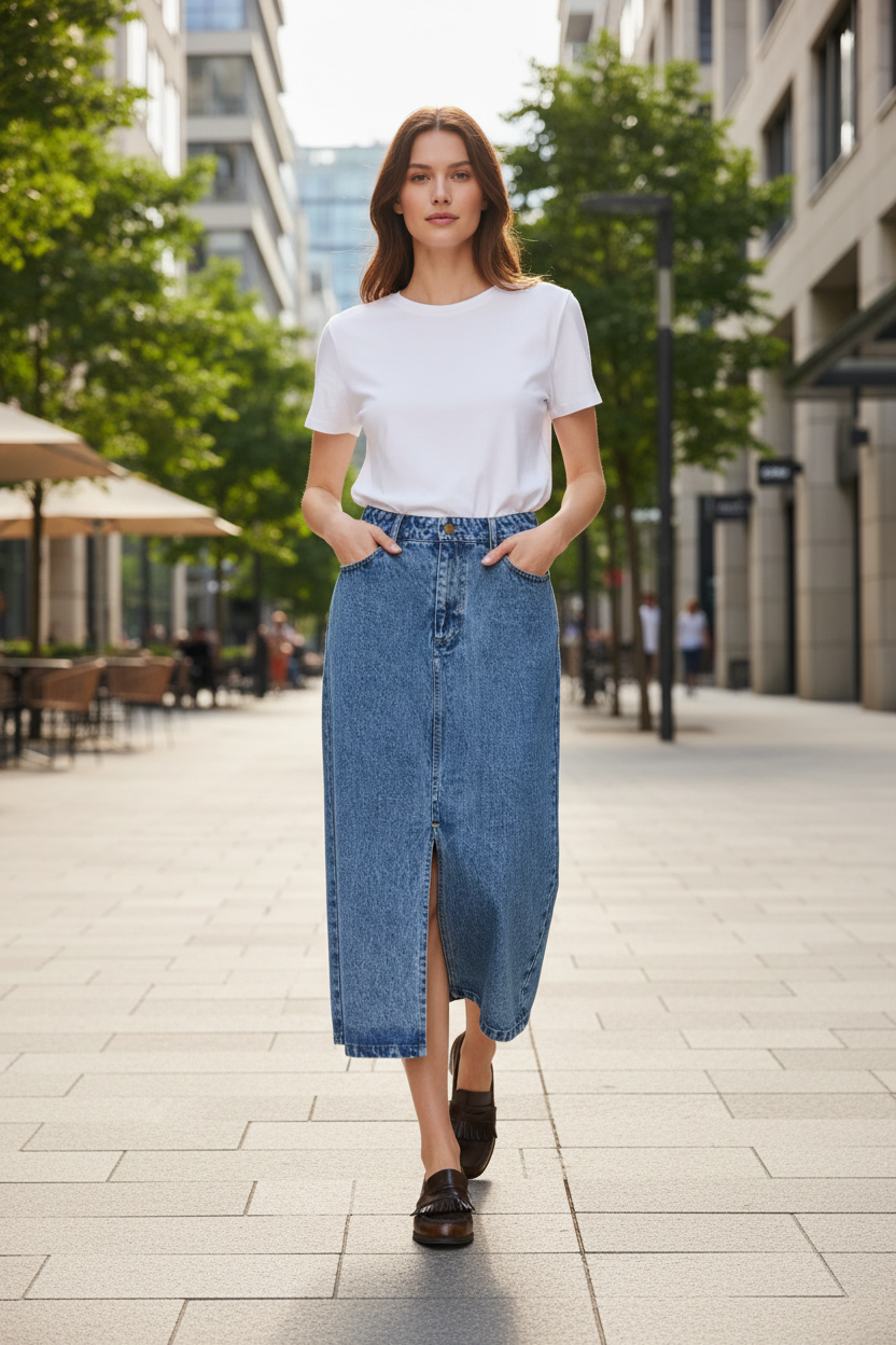 Saint Tropez GabiSZ Skirt - lifestyle photo outdoor setting