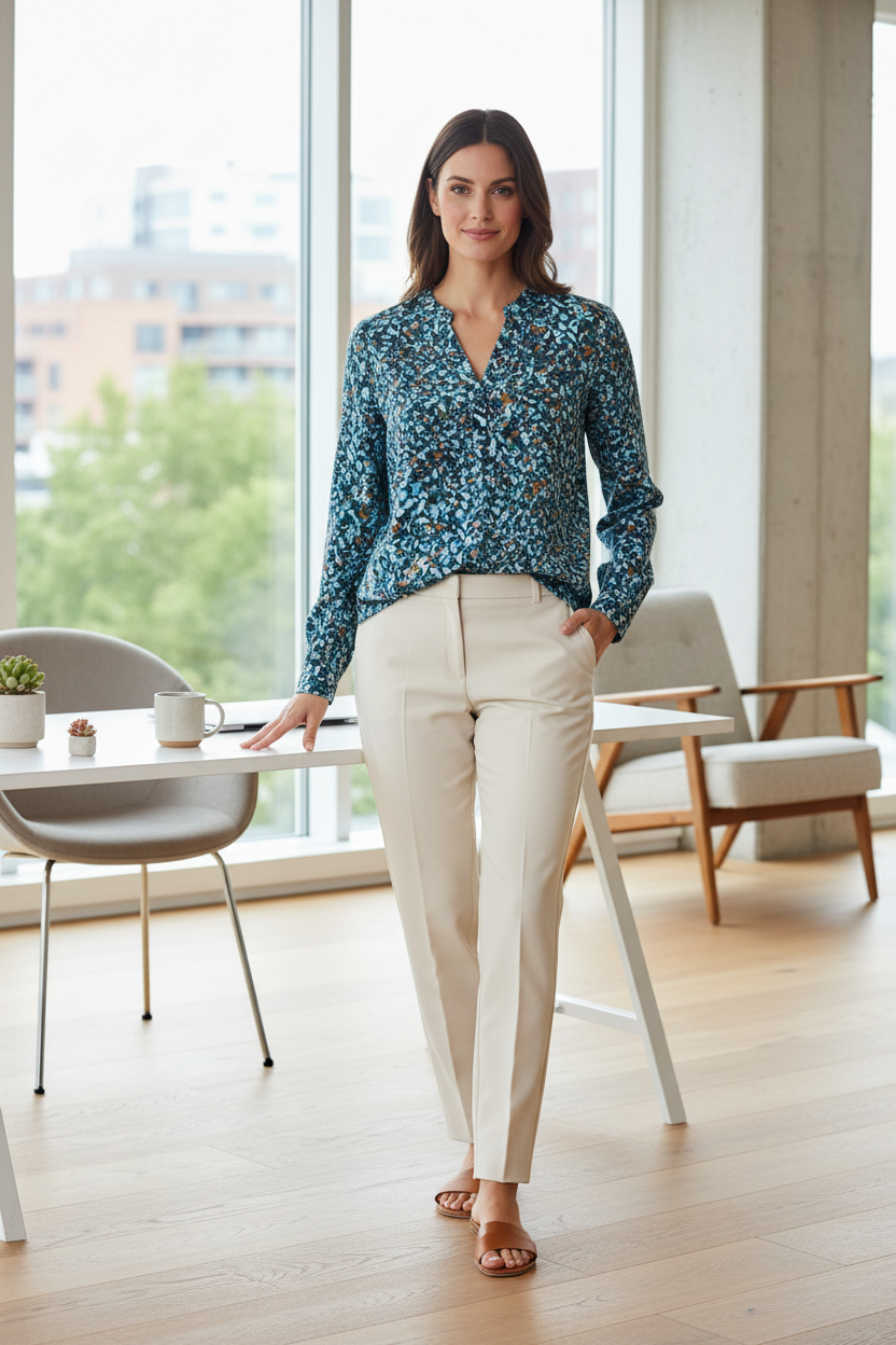 Saint Tropez EdaSZ Shirt - lifestyle fotó beltéri környezetben