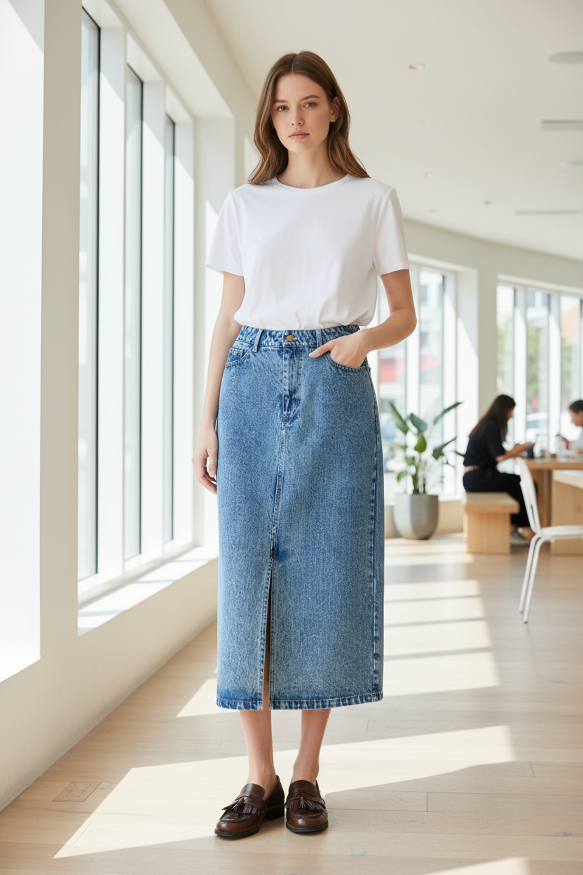 Saint Tropez GabiSZ Skirt - lifestyle photo indoor setting